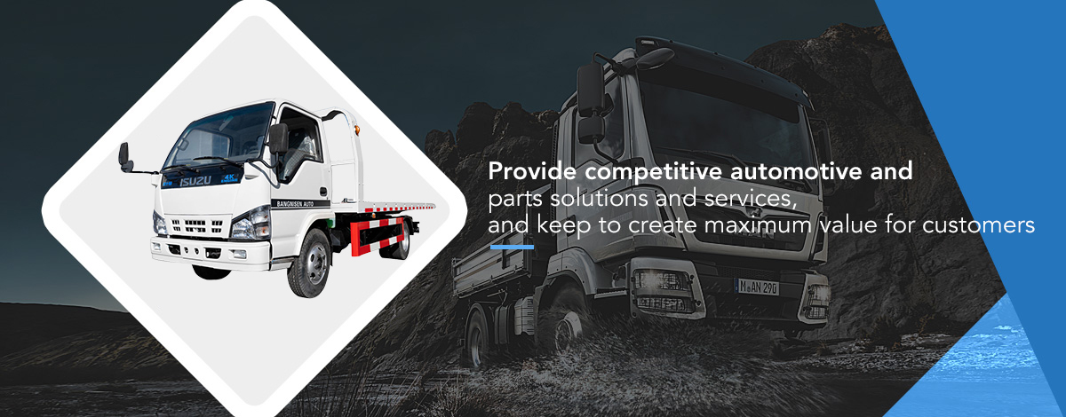 ISUZU crane truck trailer truck 