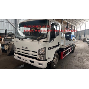 2017 Año 5 toneladas ISUZU ELF 700P grúa camión de rescate en carretera camión de auxilio de retroce