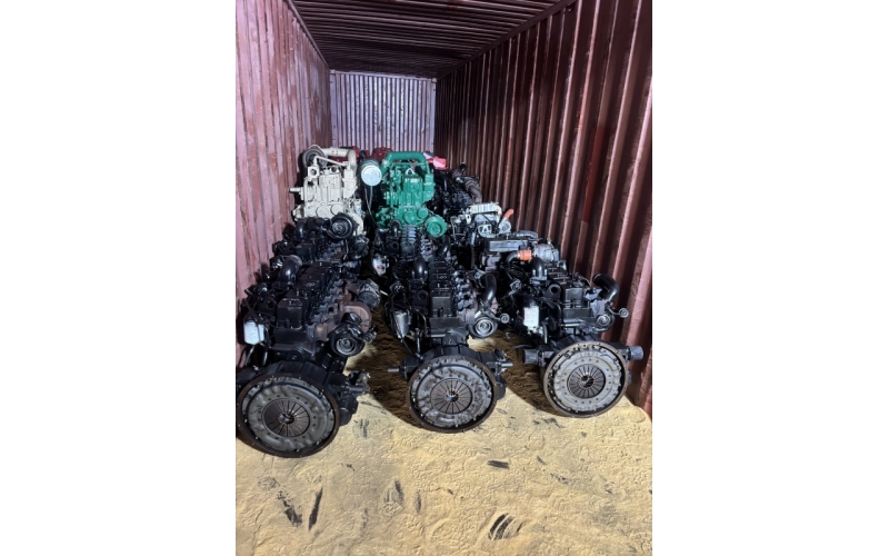 Los motores Cummins 6BT en contenedores 40HQ con destino a República Dominicana