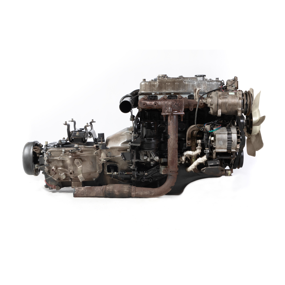 Hot Sale ISUZU 4JB1 Non Turbo Used Diesel Engine With Gearbox For ELF Truck(图2)