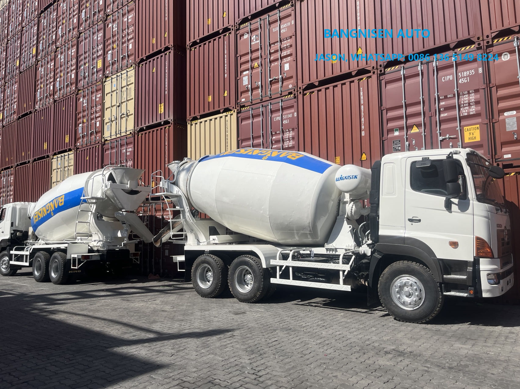 2016 Year Reconditioned HINO 700 cement mixer construction truck with 10m³ drum(图9)