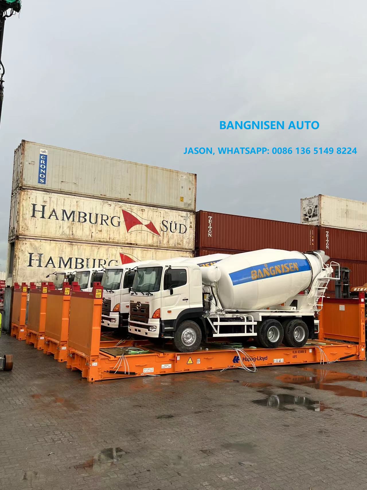 2016 Year Reconditioned HINO 700 cement mixer construction truck with 10m³ drum(图7)