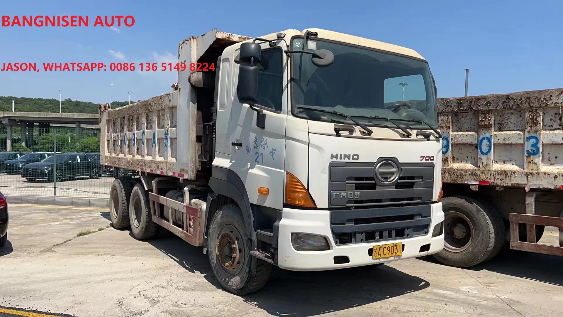 2016 Year Reconditioned HINOs 6X4 Dump Truck 30 Tons 15CBM HINO 700 Tipper Truck (图3)