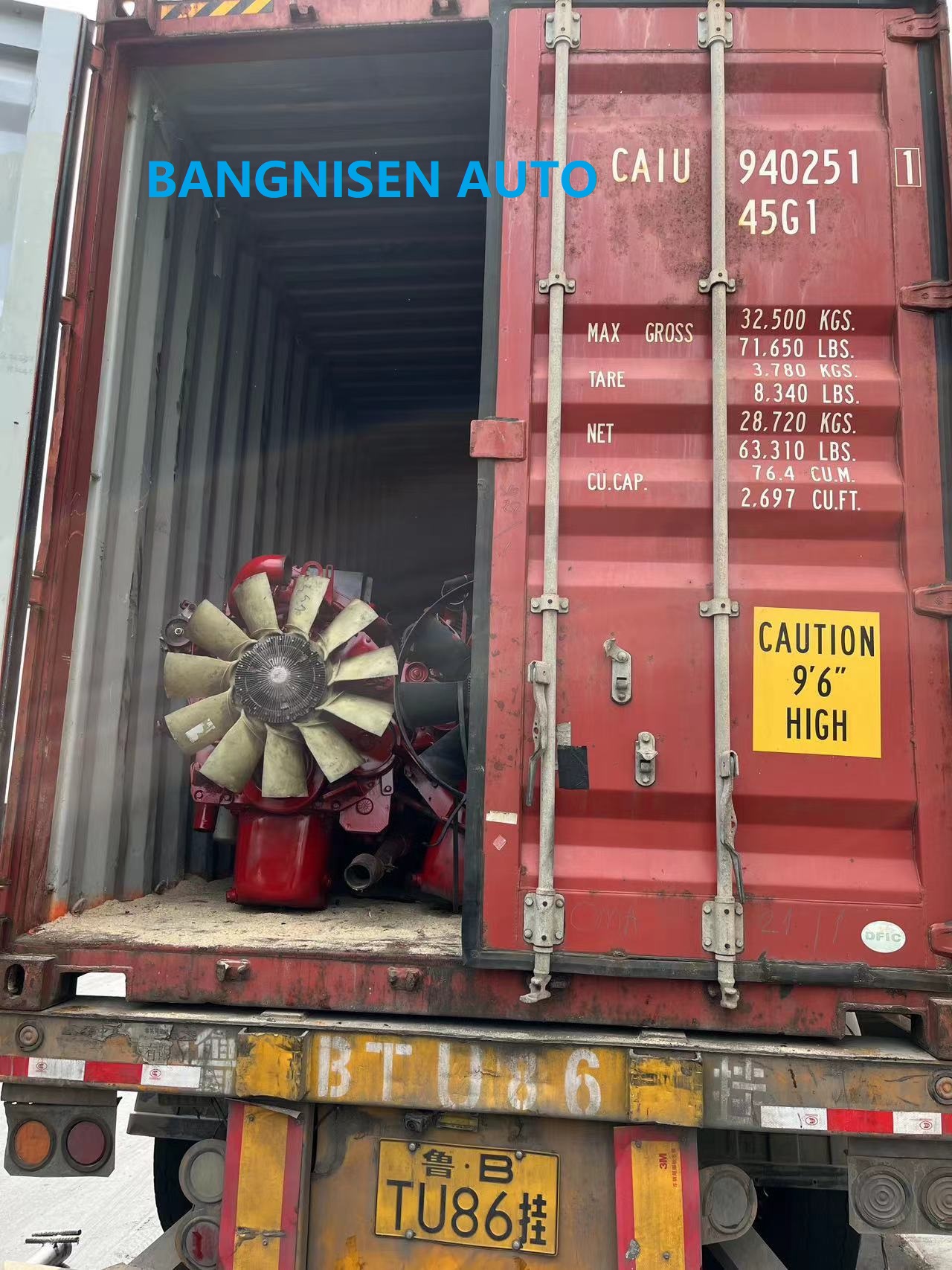 BANGNISEN third CUMMINS ISM11 container to MEXICO(图5)