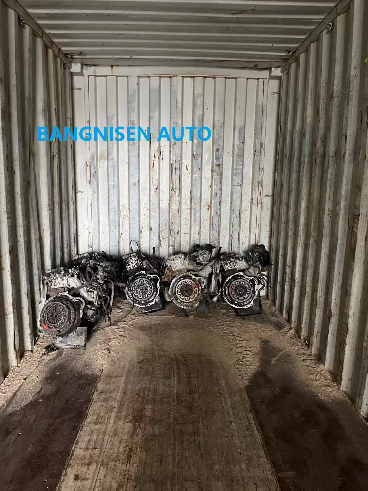 BANGNISEN NISSAN KA24 engine and gearbox container to Mexico