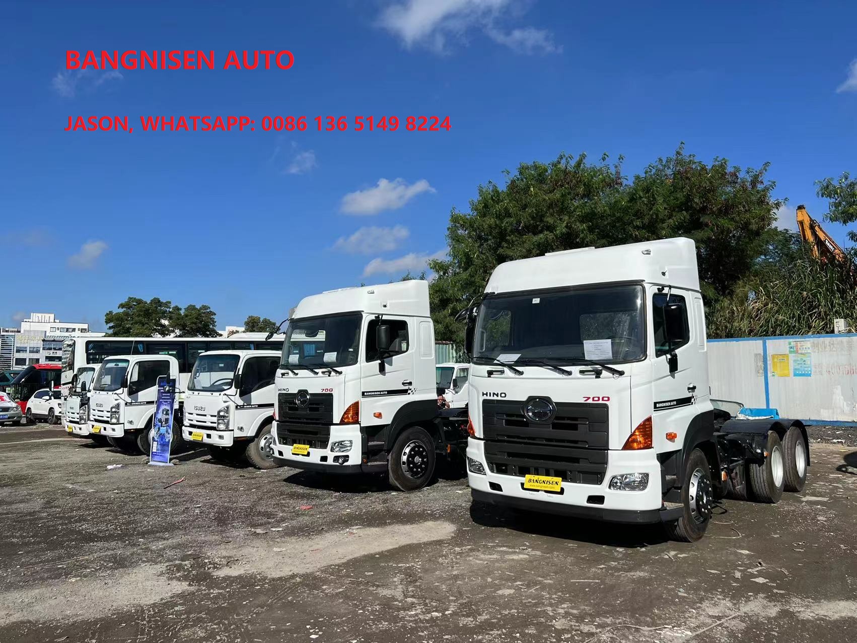 Buen estado 6X4 HINO 700 Semirremolque HINO 700 Camión tractor a la venta(图1)