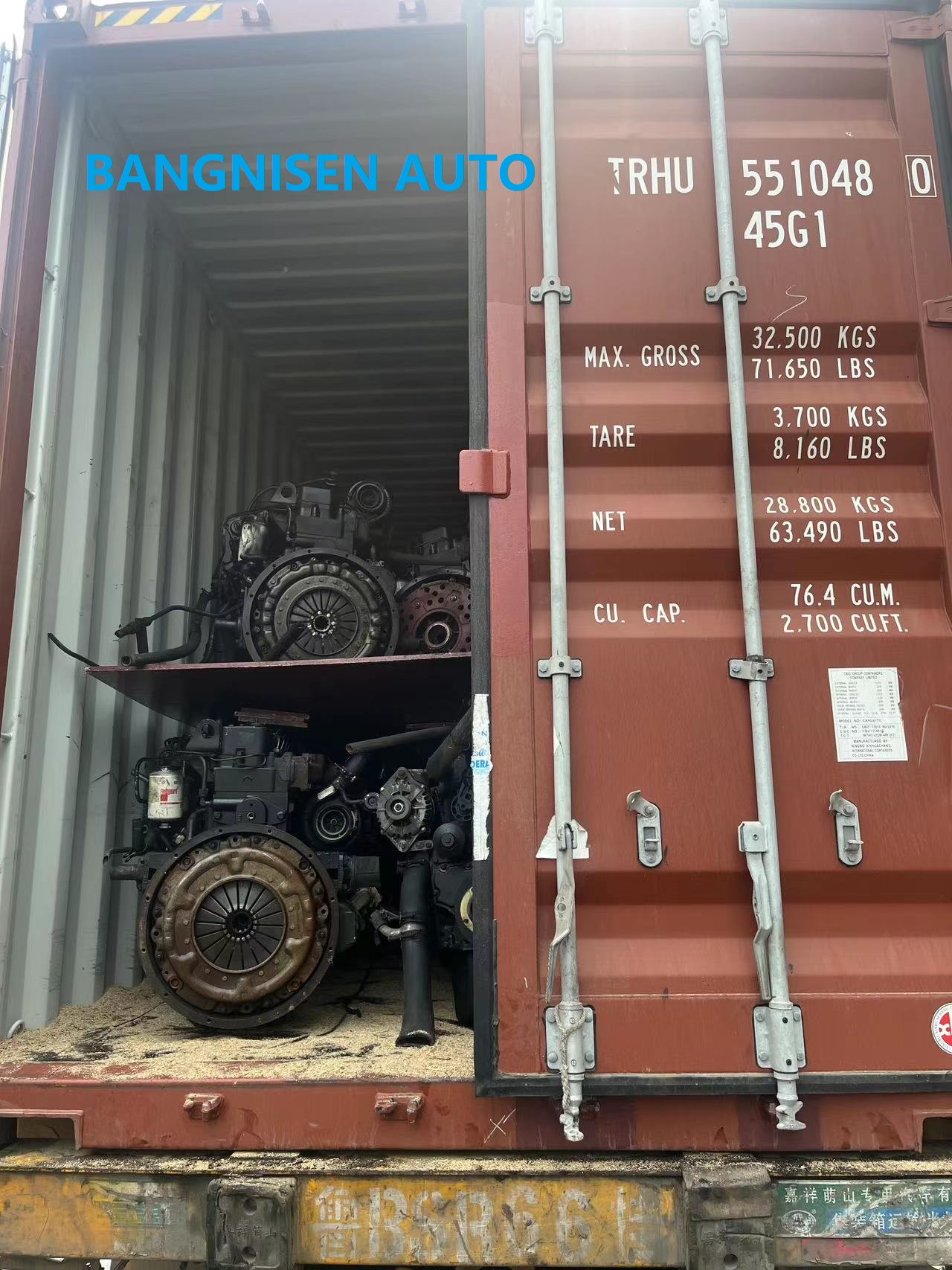 BANGNISEN CUMMINS 6BT 4BT mix load container to MEXICO on 25th JULY(图8)