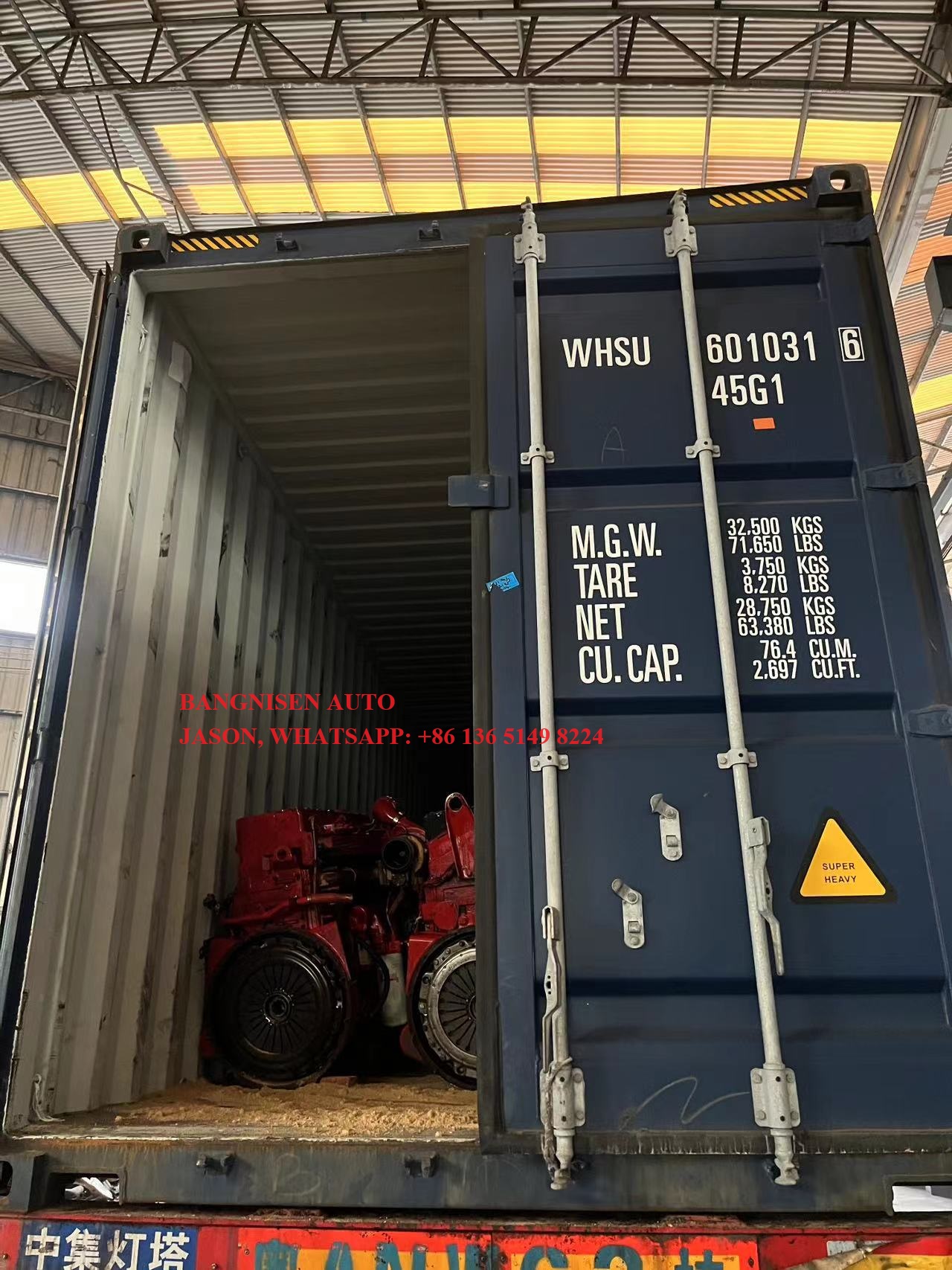 BANGNISEN full ISM11 engines container to MEXICO(图6)