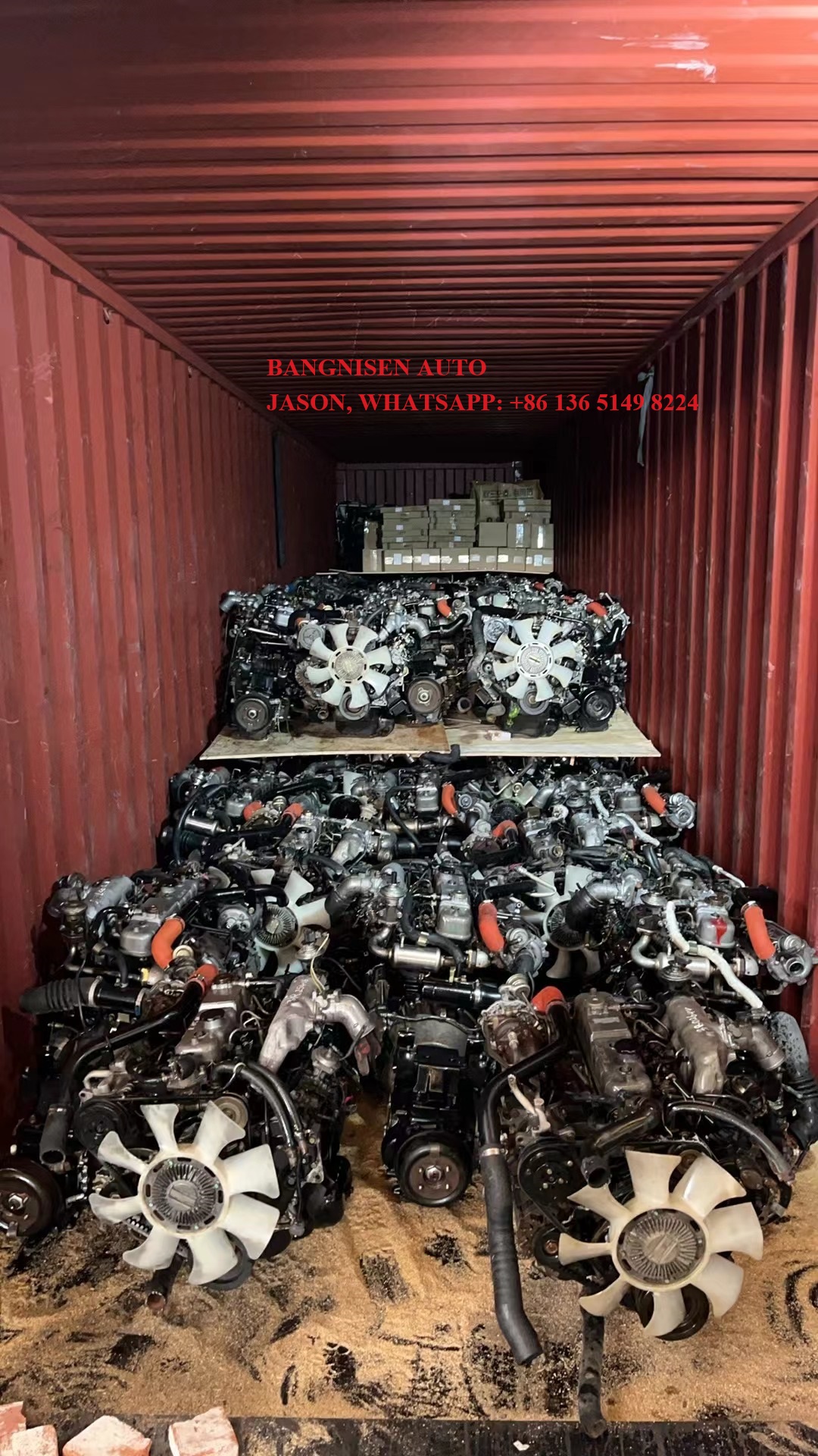 BANGNISEN 4JB1T engines for ISUZU ELF truck and D-MAX to VENEZUELA(图3)