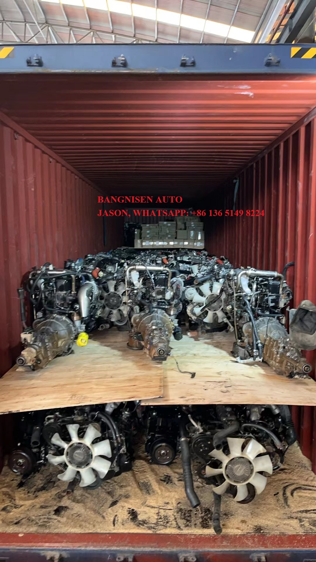 BANGNISEN 4JB1T engines for ISUZU ELF truck and D-MAX to VENEZUELA(图5)