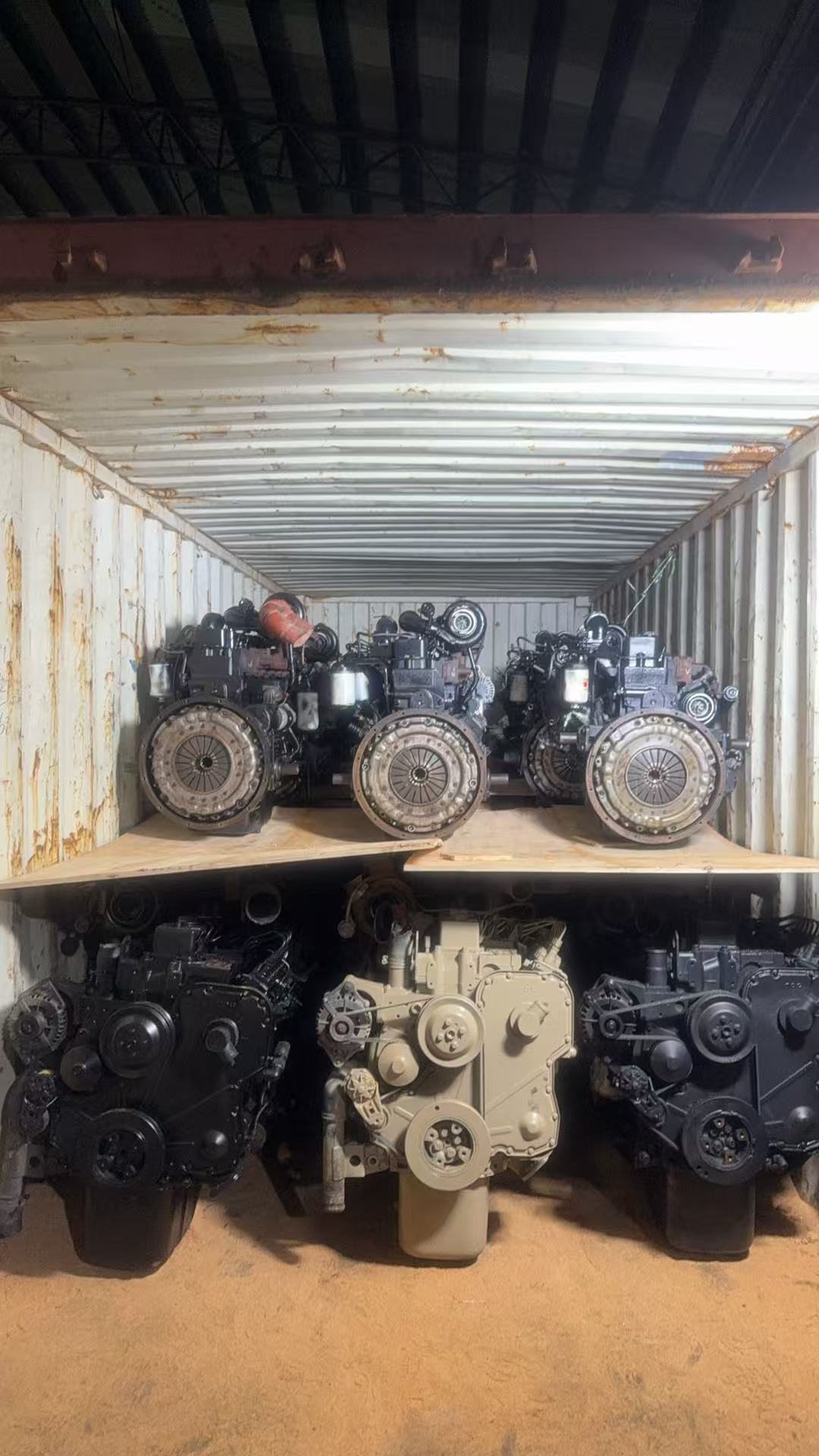  Mixed Shipment to Guatemala! Used 6BT/4BT Engines + New Turbos Loaded in 20HQ Container(图5)