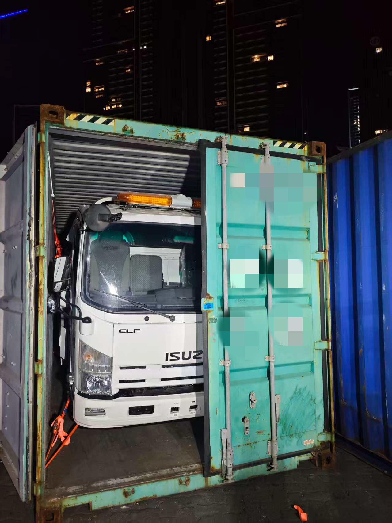 2 units 700P tow truck with blue platforms Shipped to El Salvador(图4)