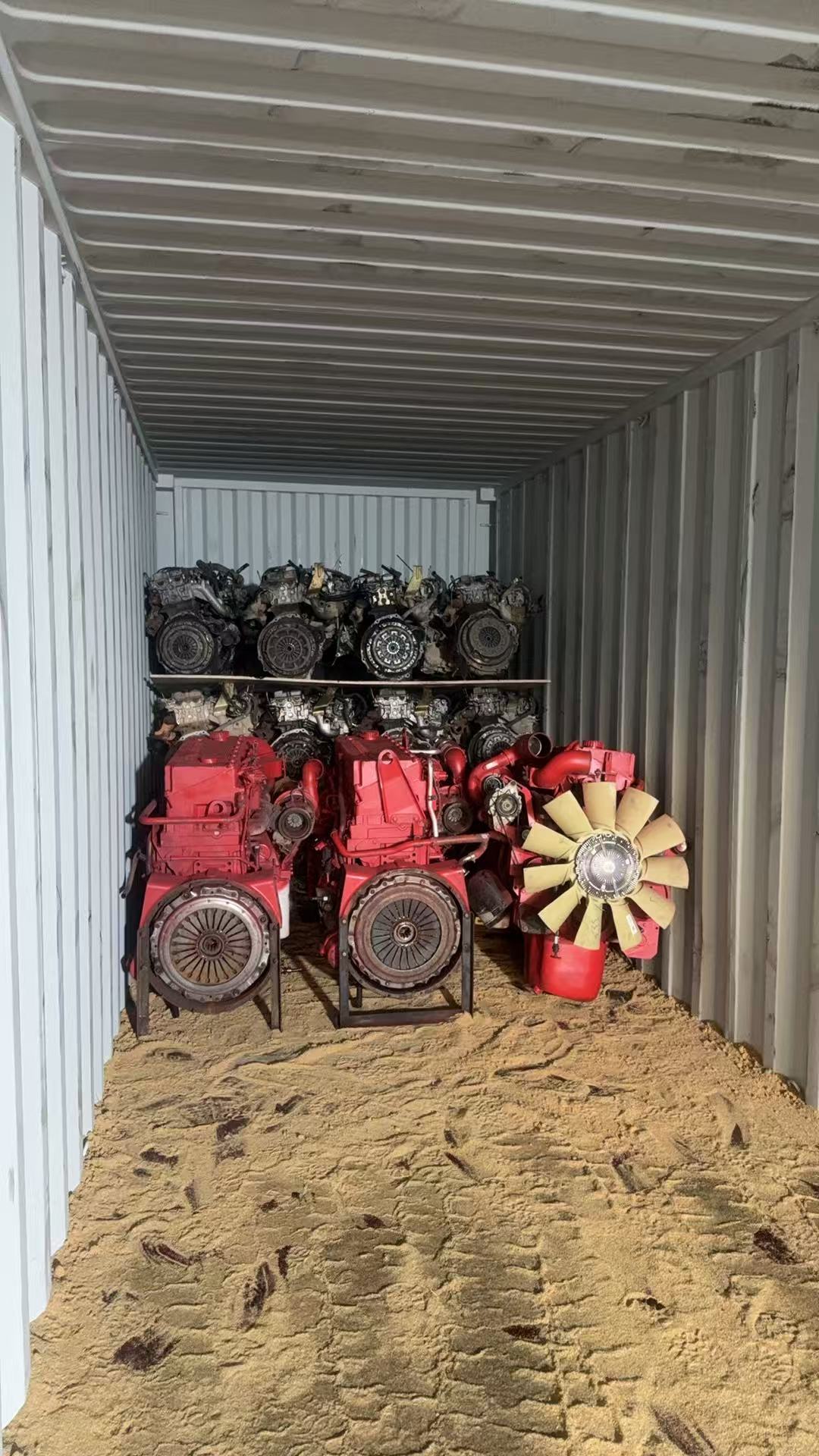 A 40HQ Container of Engines & Parts Departs for Mexico