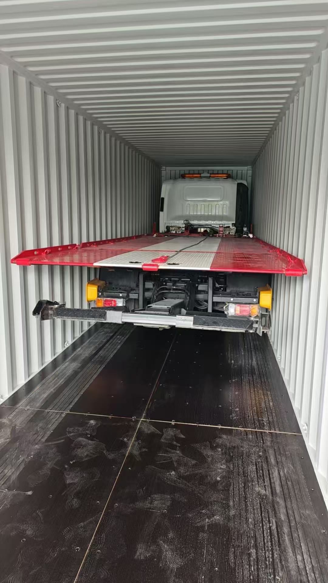 2 Units 700P Tow Trucks in 40HQ Container Ship to Costa Rica(图1)