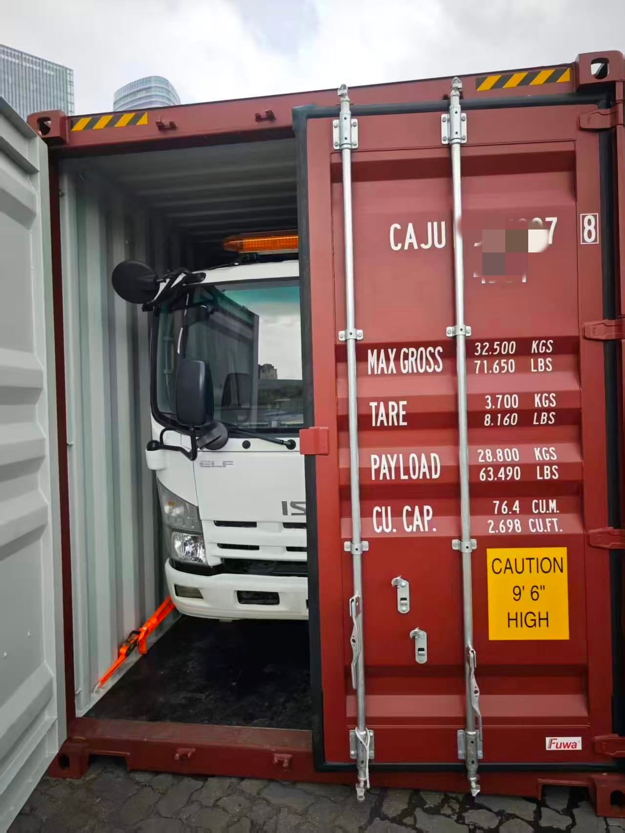 2 Units 700P Tow Trucks in 40HQ Container Ship to Costa Rica(图6)